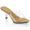 Fabulicious - BELLE301 Pantoletten mit Absatz - Transparent/Braun Product image